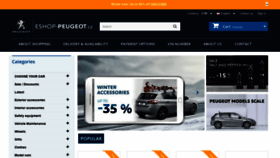 What Eshop-peugeot.cz website looked like in 2021 (3 years ago)