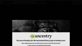 What Entdecke.ancestry.de website looked like in 2021 (3 years ago)
