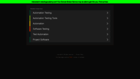 What Etestingacademy.com website looked like in 2021 (3 years ago)