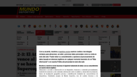 What Elmundodeportivo.com website looked like in 2021 (3 years ago)