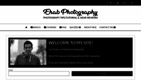 What Ehabphotography.com website looked like in 2021 (3 years ago)