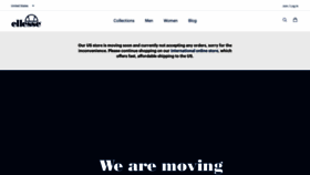 What Ellesse.com website looked like in 2021 (3 years ago)
