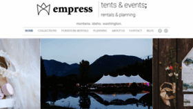 What Empresstentsevents.com website looked like in 2021 (3 years ago)