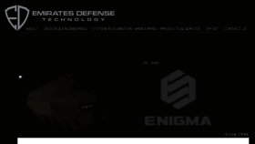 What Emiratesdefense.com website looked like in 2021 (3 years ago)
