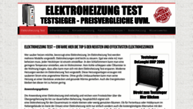 What Elektroheizung-test.com website looked like in 2021 (3 years ago)