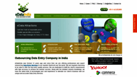 What Edataindia.com website looked like in 2021 (3 years ago)