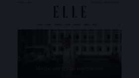 What Elle.pl website looked like in 2021 (3 years ago)