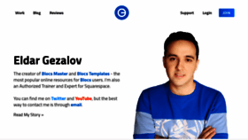 What Eldargezalov.com website looked like in 2021 (3 years ago)