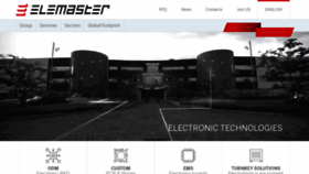 What Elemaster.com website looked like in 2021 (3 years ago)