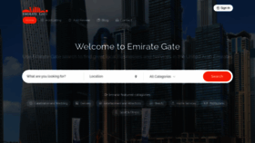 What Emirategate.com website looked like in 2021 (3 years ago)