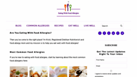 What Eatingwithfoodallergies.com website looked like in 2021 (3 years ago)