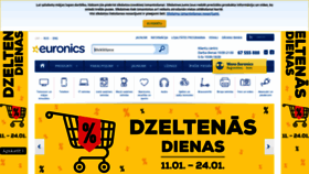 What Euronics.lv website looked like in 2021 (3 years ago)