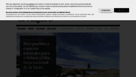 What Elviajero.elpais.com website looked like in 2021 (3 years ago)