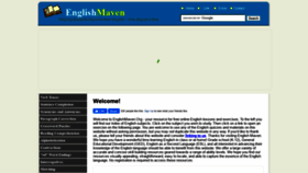 What Englishmaven.org website looked like in 2021 (3 years ago)