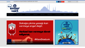What Ensar.org website looked like in 2021 (4 years ago)