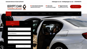 What Egypt-car.com website looked like in 2021 (3 years ago)