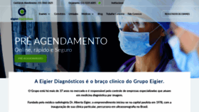 What Eigierdiagnosticos.com.br website looked like in 2021 (3 years ago)