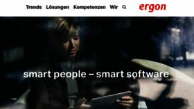 What Ergon.ch website looked like in 2021 (3 years ago)