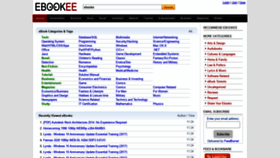 What Ebookee.com website looked like in 2021 (3 years ago)