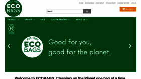 What Ecobags.com website looked like in 2021 (3 years ago)