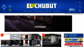 What Elchubut.com.ar website looked like in 2021 (3 years ago)