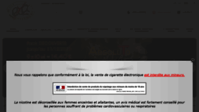 What Exaliquid.fr website looked like in 2021 (3 years ago)