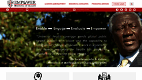 What Empowerschoolofhealth.org website looked like in 2021 (3 years ago)