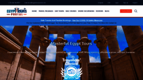 What Egypttoursportal.com website looked like in 2021 (4 years ago)