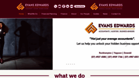 What Evansedwards.com.au website looked like in 2021 (3 years ago)