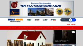 What Emlakhaberi.com website looked like in 2021 (3 years ago)