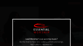 What Essentialworship.com website looked like in 2021 (3 years ago)