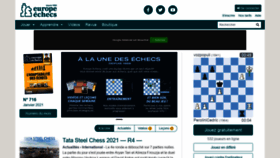 What Europe-echecs.com website looked like in 2021 (3 years ago)