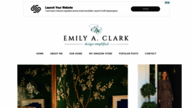 What Emilyaclark.com website looked like in 2021 (3 years ago)