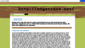 What Edgetrans.net website looked like in 2021 (3 years ago)