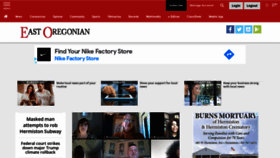 What Eastoregonian.com website looked like in 2021 (3 years ago)