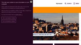 What Edinburgh.gov.uk website looked like in 2021 (3 years ago)