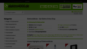 What Elektro4000.de website looked like in 2021 (3 years ago)
