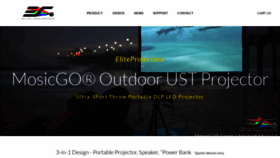What Eliteprojector.com website looked like in 2021 (3 years ago)