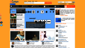 What Ecursuri.ro website looked like in 2021 (3 years ago)