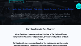 What Eastcoastlimofortlauderdale.com website looked like in 2021 (3 years ago)