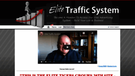 What Elitetrafficsystem.com website looked like in 2021 (3 years ago)