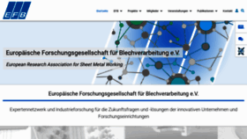What Efb.de website looked like in 2021 (3 years ago)