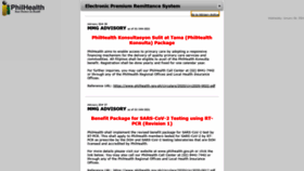 What Eprs01.philhealth.gov.ph website looked like in 2021 (3 years ago)