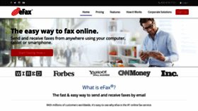 What Efax.ca website looked like in 2021 (3 years ago)