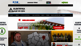 What Elektrykapradnietyka.com website looked like in 2021 (3 years ago)