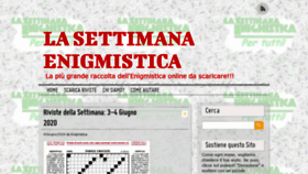 What Enigmistica.link website looked like in 2021 (3 years ago)