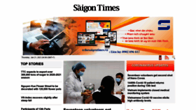 What English.thesaigontimes.vn website looked like in 2021 (3 years ago)