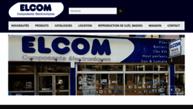 What Elcom-electronique.com website looked like in 2021 (3 years ago)