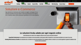 What E-commerce.aruba.it website looked like in 2021 (3 years ago)