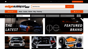 What Edgeautosport.com website looked like in 2021 (3 years ago)